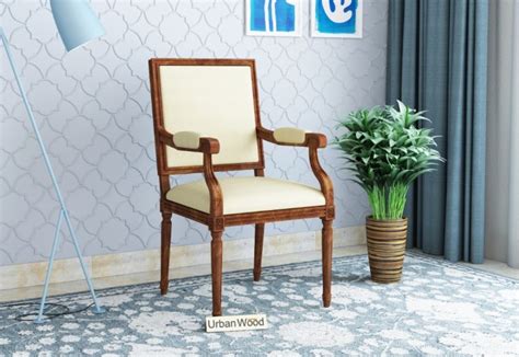 Armchairs: Buy Wooden Chair with Armrest Online in India : Urbanwood