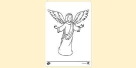 Christmas Trees Colouring Page Colouring Sheet - Twinkl