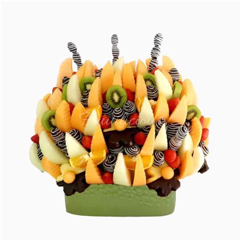 Chocolate dipped Fruit Bouquets | Fruit basket | Mumbai