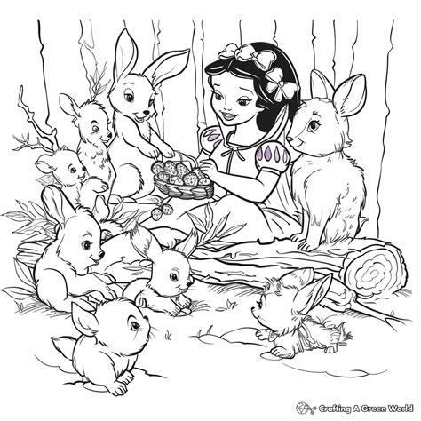 Snow White Coloring Pages - Free & Printable!