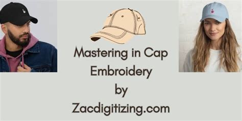 Image result for Embroidery On Caps Tutorial