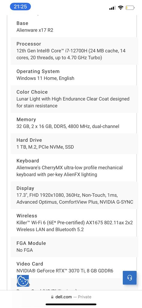 Planning on getting Alienware X17 R2… Specs are below… Price is $2.7k ...