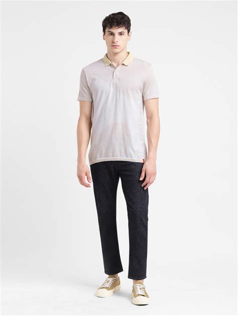 Men's Self Design Polo Collar T-shirt – Levis India Store