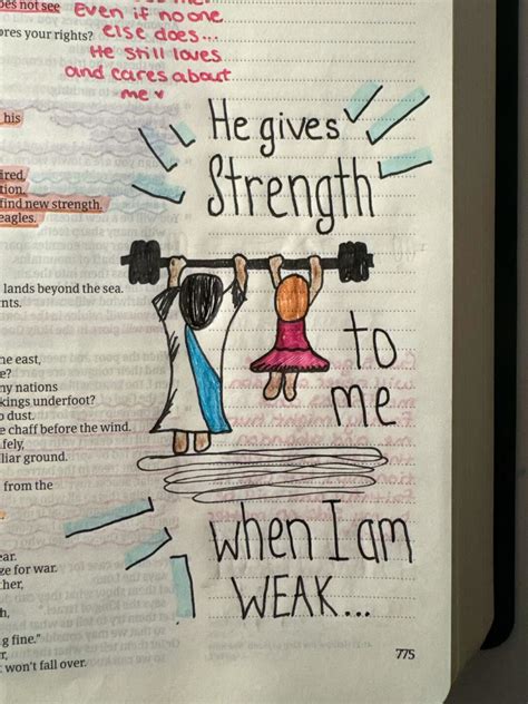 Isaiah 40:31 💪🏼 | Bible doodling, Happy bible quotes, Christian bible ...
