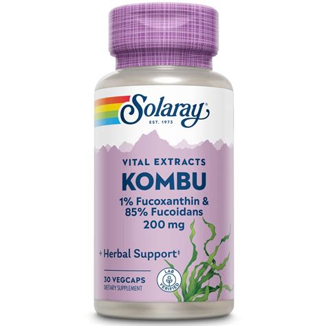 Fucoxanthin Solaray 30 VCaps : Amazon.in: Health & Personal Care