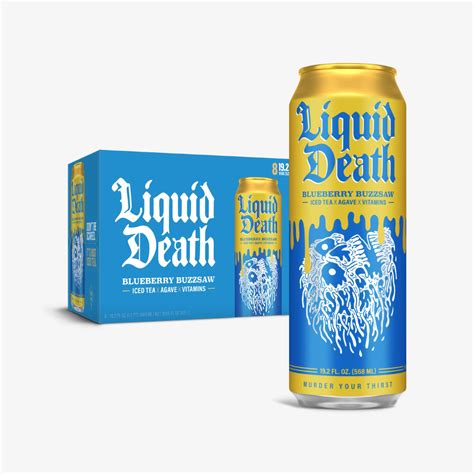 Blueberry Buzzsaw Iced Tea 19.2oz (8-Pack) – Liquid Death