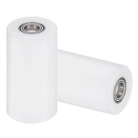 2 Pack Nylon Roller Wheel with Bearings, 3/8"x1-3/8"x2-3/8" Nylon ...