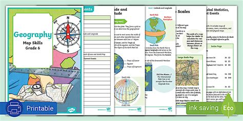 Grade 6 Map Skills Worksheets - Twinkl South Africa