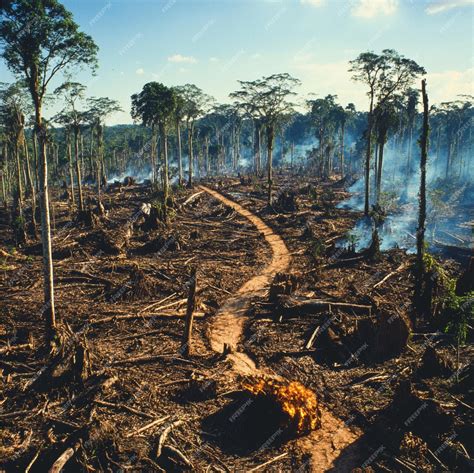 Realtime monitoring of deforestation and wildlife conservation efforts | Premium AI-generated image