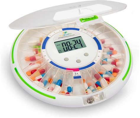 EziMedPil Automatic Pill Dispenser with Audio & Visual Alerts - 6 ...