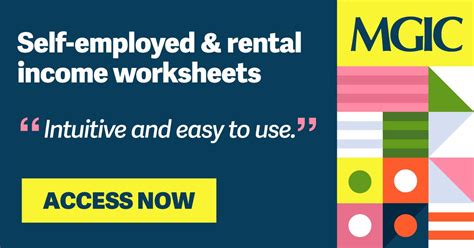 Self-employed borrower cash flow worksheets | MGIC | MGIC