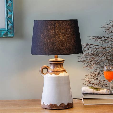 Aramis Vintage White Table Lamp Online - Floor lamps - Fabuliv