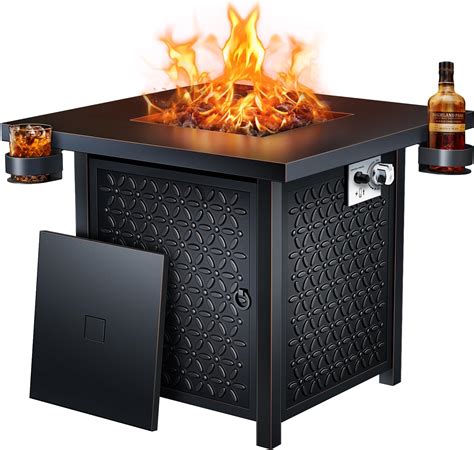 Amazon.com: Ciays 42 Inch Gas Fire Pit Table, 60,000 BTU Propane Pits ...