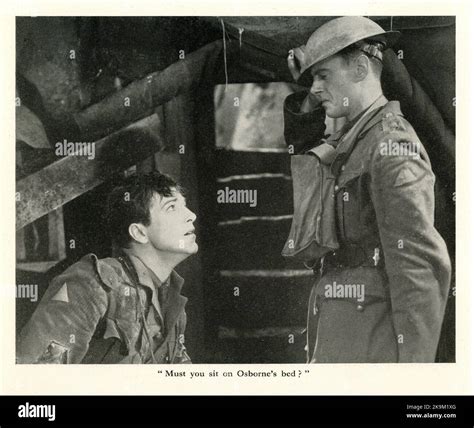 DAVID MANNERS and COLIN CLIVE in JOURNEY'S END 1930 director JAMES WHALE from the play by R.C ...