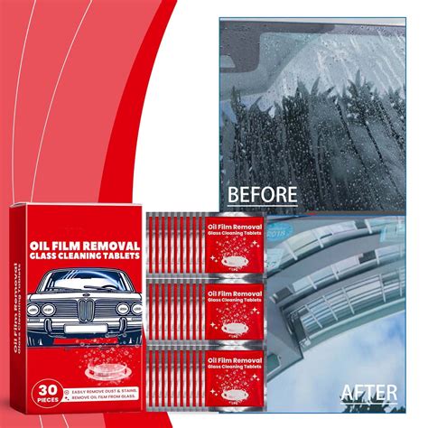 Car Windshield Washer Fluid Tablets, Concentrated Vehicle Windscreen Wiper Fluid, Solid ...