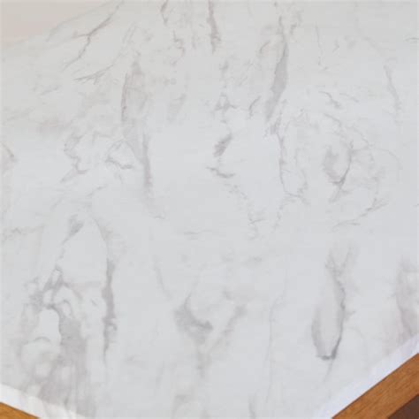 Buy Santorini Art Marble Top 6-Seater Dining Set with Chairs - White ...