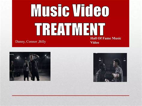 Music video treatment | PPTX