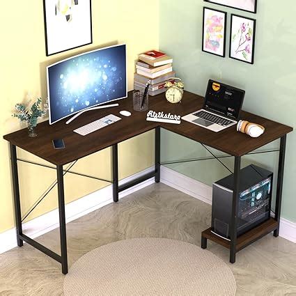 RIZIK STORE L-Shaped Computer Desk | 50-Inch Corner Gaming & Study ...