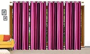 Buy Drape My Home Polyester Heavy Quality Designer Curtain Door 7ft ...