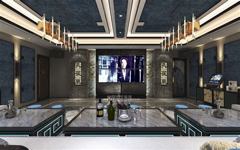 [广州]某豪华KTV包间室内装修施工图（含效果）-娱乐空间装修-筑龙室内设计论坛