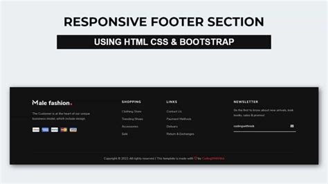 Image result for Footer.html Example
