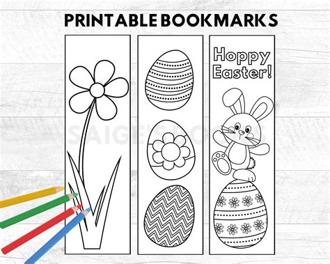 Easter Bookmarks Free Printable