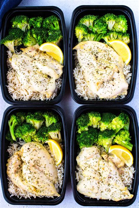 Chicken, Rice and Broccoli Meal Prep - Eats by April