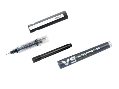 MADHAVI STATIONERS Pilot Hi-TechPoint V5 Cartridge system Pen (Pack of ...
