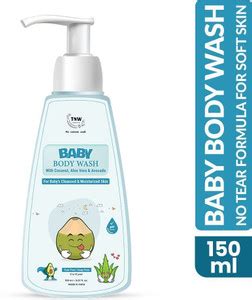 TNW - The Natural Wash Baby Face And Body Wash With Coconut & Aloe For ...