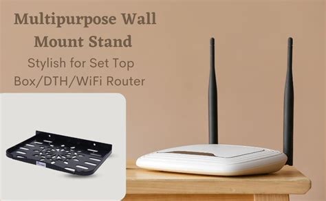 LRIPL Multipurpose Wall Mount Stand Stylish for Set Top Box Stand | DTH ...