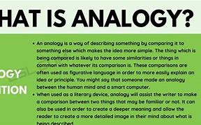 Image result for analogy