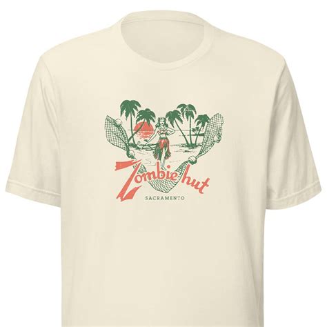 Zombie Hut Sacramento Unisex Retro T-shirt - Bygone Brand
