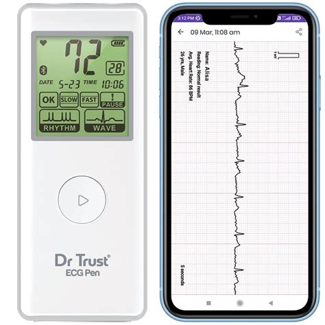 Dr Trust USA ECG Test Machine | ECG EKG Test Machine for Home