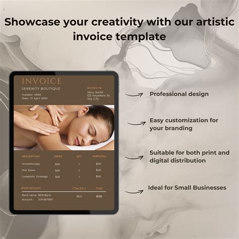 Invoice Template Editable and Printable Canva Invoice Template Invoice ...