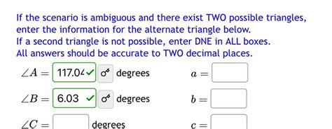 Image result for Solving an Ambiguous Triangles