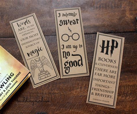 Harry Potter Bookmark Printables | dev.onallcylinders.com