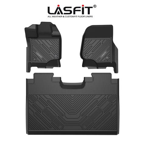 Lasfit Custom Fit All Weather Floor Mats for 2015-2022 Ford F-150 Crew ...