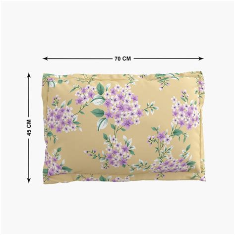 Buy Grandeur Set of 2 Printed Pillow Covers - 45x70cm from Home Centre ...