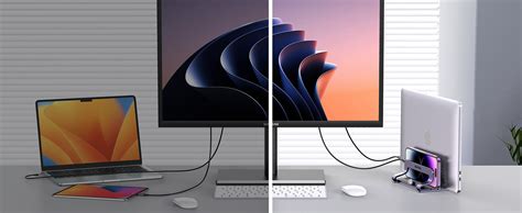 UGREEN Vertical Laptop Stand for Desk, Dual Slot Aluminum Holder ...