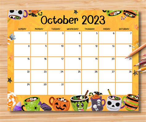 October 2023 Calendar