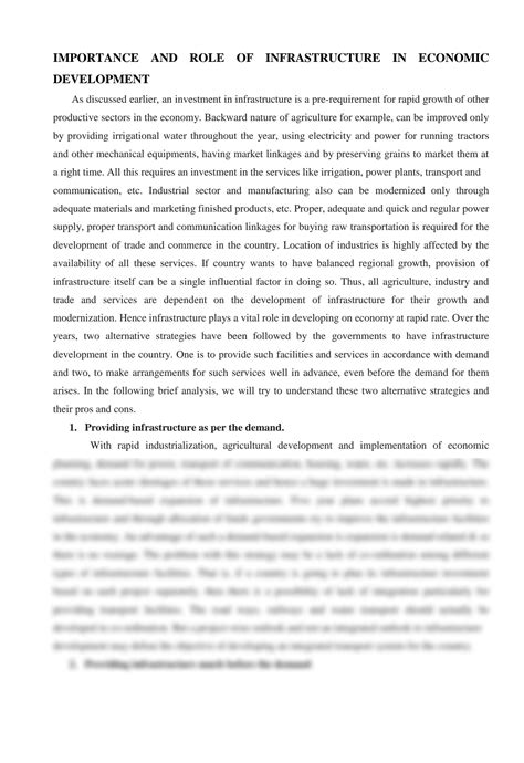 Image result for Infrastructure and Economic Development