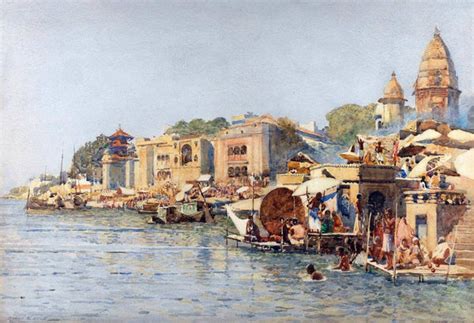 The River Ganges in Benares - Robert Weir Allan RSA c1900 - Vintage ...