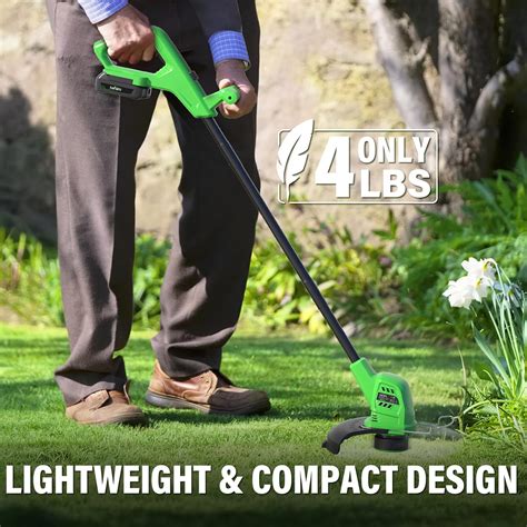 Soyus 10 Inch Cordless String Trimmer with 2 India | Ubuy