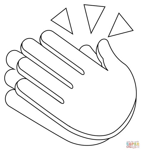 Image result for Printable Clapping Hands