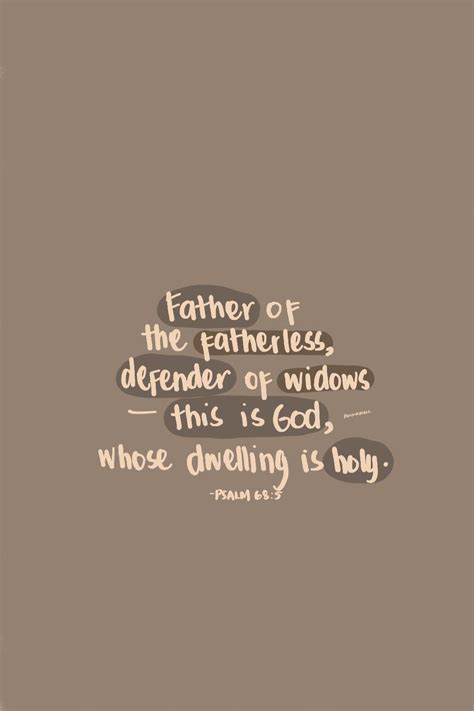 Psalm 68:5 - Father of the Fatherless