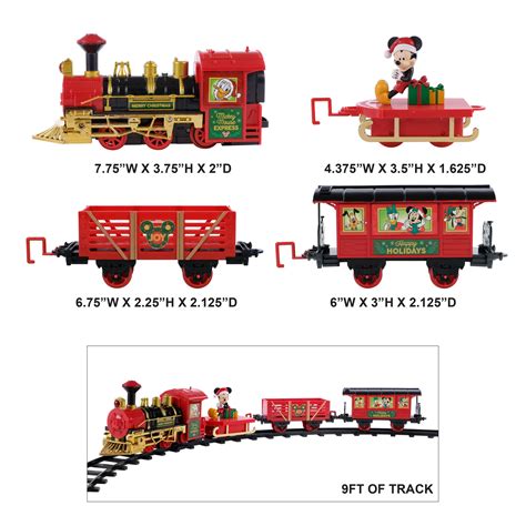 Buy Disney Mickey Mouse Express Train Set, 12 Piece Set, Multi Color ...