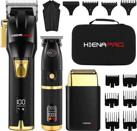 Amazon.com: HIENA PRO Hair Clippers Zero Gapped Hair Trimmer Set & Foil ...