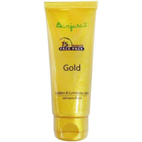 Banjara’s Face Pack - Gold, 50g Tube : Amazon.in: Beauty