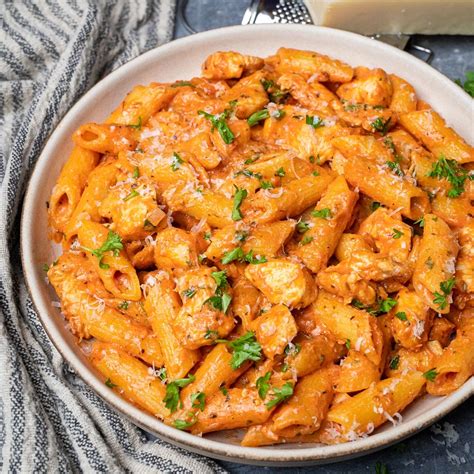 Chicken Parmesan Penne Pasta