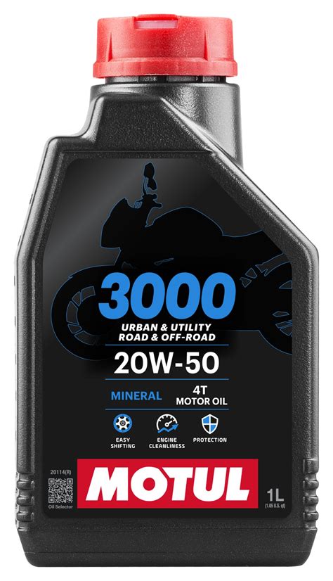 Motul Olio motore 3000 4T SAE 20W-50, 1 Litri Olio motore 3000 4T SAE ...